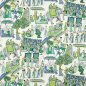 Preview: Manuel Canovas Kalinda Stoff in Bleu de Prusse