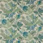 Preview: Manuel Canovas Laly Leinenstoff in Aqua