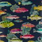 Preview: Fidji Tapete von Manuel Canovas in Marine