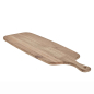 Preview: Merle schlankes Servierbrett aus Naturholz, 70 cm
