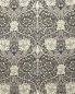 Preview: Honeysuckle and Tulip Velvet Black Walnut/Stone – Stoff von Morris & Co.