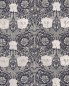 Preview: Pure Honeysuckle & Tulip Embroidery Inky Purple – Stoff von Morris & Co.