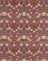 Preview: Strawberry Thief Crimson/Slate – Stoff von Morris & Co.