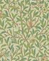 Preview: Bird & Pomegranate Bayleaf/Cream – Tapete von Morris & Co.