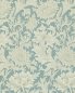 Preview: Chrysanthemum Toile China Blue/Cream – Tapete von Morris & Co.