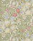 Preview: Golden Lily Green/Red – Tapete von Morris & Co.