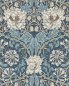 Preview: Honeysuckle & Tulip Woad/Thyme – Tapete von Morris & Co.