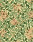 Preview: Honeysuckle Green Coral Pink – Tapete von Morris & Co.