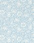 Preview: Mallow Powder Blue – Tapete von Morris & Co.