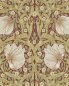 Preview: Pimpernel Brick/Olive – Tapete von Morris & Co.