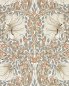 Preview: Pimpernel Linen/Coral – Tapete von Morris & Co.