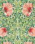 Preview: Pimpernel Shamrock/Watermelon – Tapete von Morris & Co.