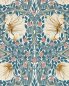 Preview: Pimpernel Woad/Coral – Tapete von Morris & Co.