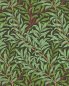 Preview: Willow Boughs Bitter Chocolate – Tapete von Morris & Co.