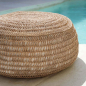 Preview: The Seagrass Pouffe - Natural