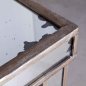 Preview: Spiegelkonsole Naxos von Flamant, Detail Antikspiegel und Rahmen