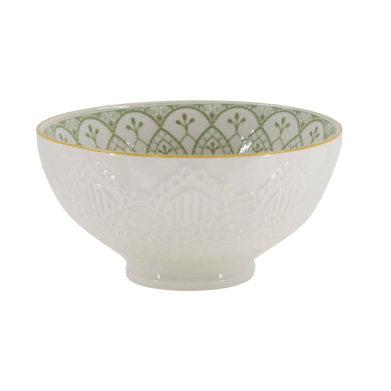 Aprés Schale Paisley Verte – Porzellan