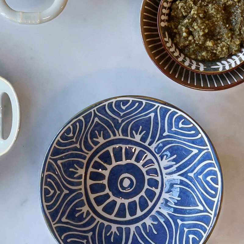 Preview: Schale Arles – Porzellan, Indigo Blue, 500 ml