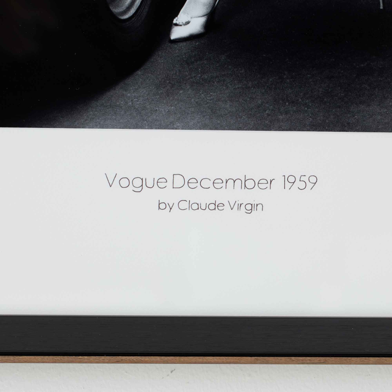 Preview: VOGUE DECEMBER 1959 – Gerahmtes Bild von Flamant