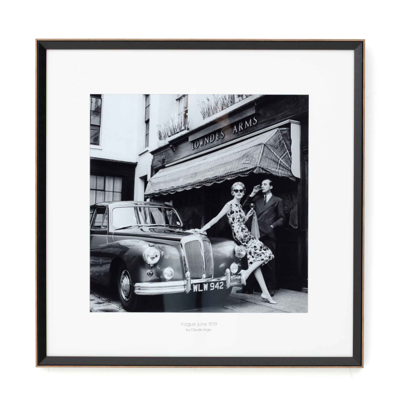 VOGUE JUNE 1959 – Gerahmtes Bild von Flamant