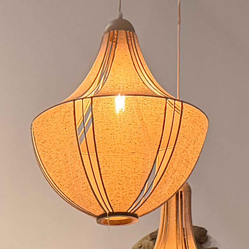 Preview: Deckenleuchte Faline aus Leinen von Flamant - small