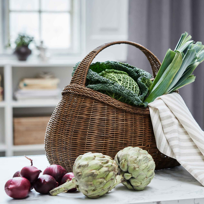 Rattankorb Norah – Ernte- & Marktkorb aus Rattan
