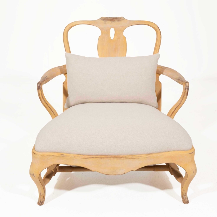 Gustavianischer Sessel Mirra von Flamant