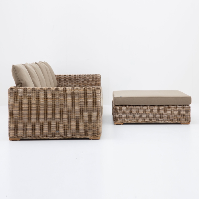 Hills Gartensofa mit Recamiere von Flamant
