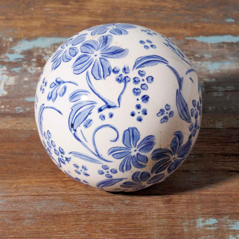 Poterie Fleurie - Kugeln aus Steingut 4er Set