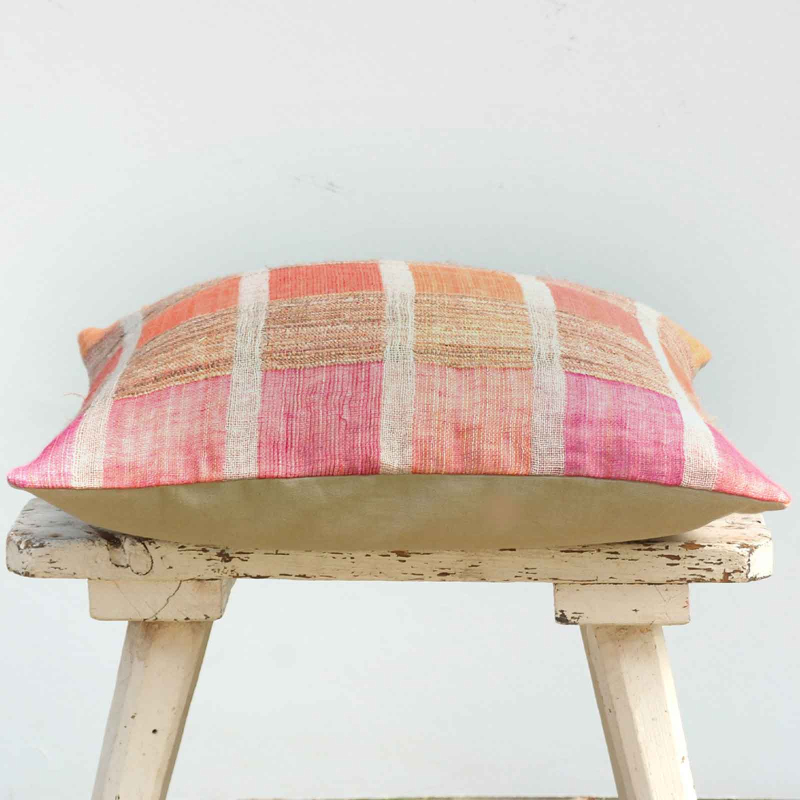 Preview: Kissenhülle Sienna aus Seide & leinen - 50 x 50 cm