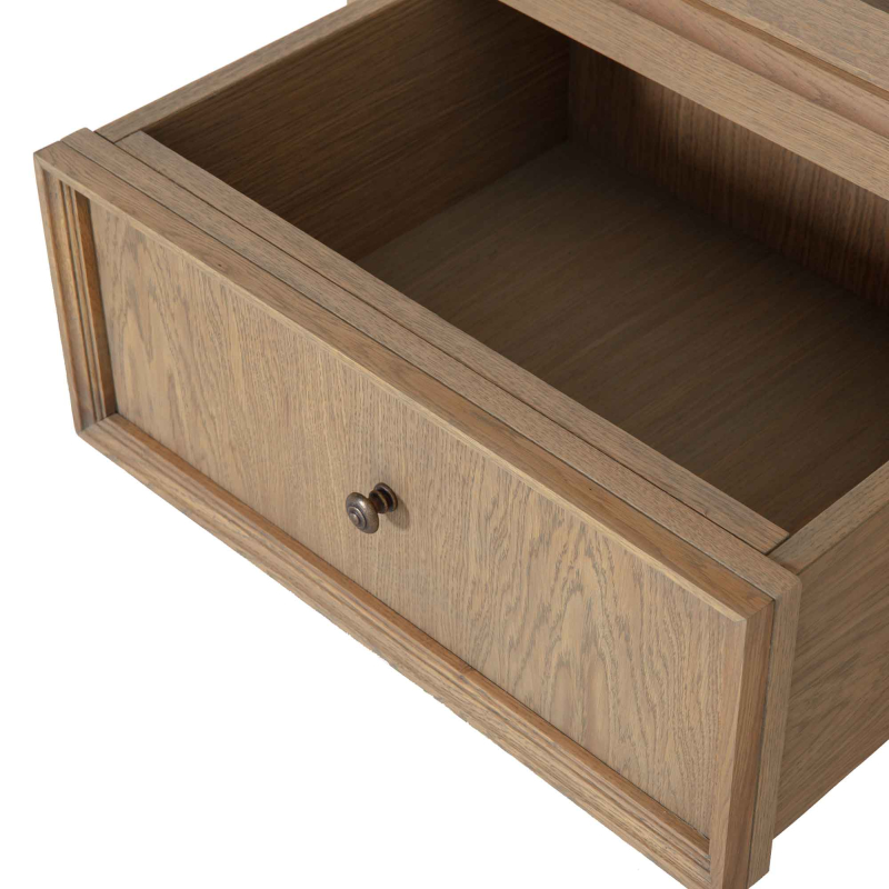 Flamant Kleiderschrank Louise aus Eiche - 3 Türen