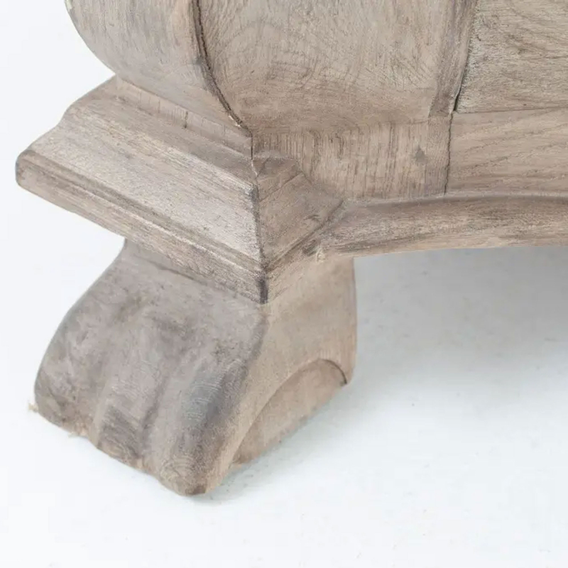 Kommode Fitzgerald Small aus altem Ulmenholz von Flamant