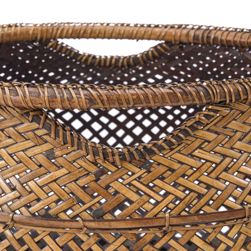 Preview: Koro Basket aus robuster Bambusflechtung