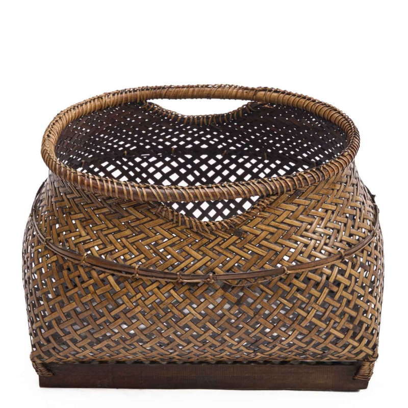 Preview: Koro Basket aus robuster Bambusflechtung