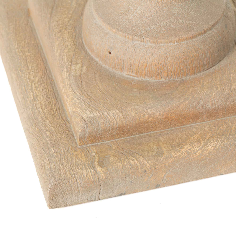 Lampenfuss Gemino aus gebürsteter Eiche von Flamant