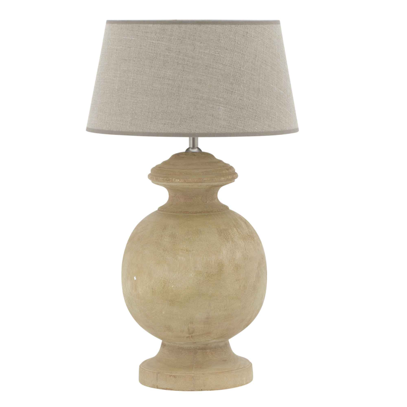 Lampenfuss Grivato aus gebürsteter Eiche von Flamant