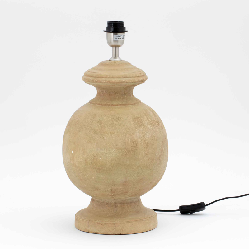 Preview: Lampenfuss Grivato aus gebürsteter Eiche von Flamant