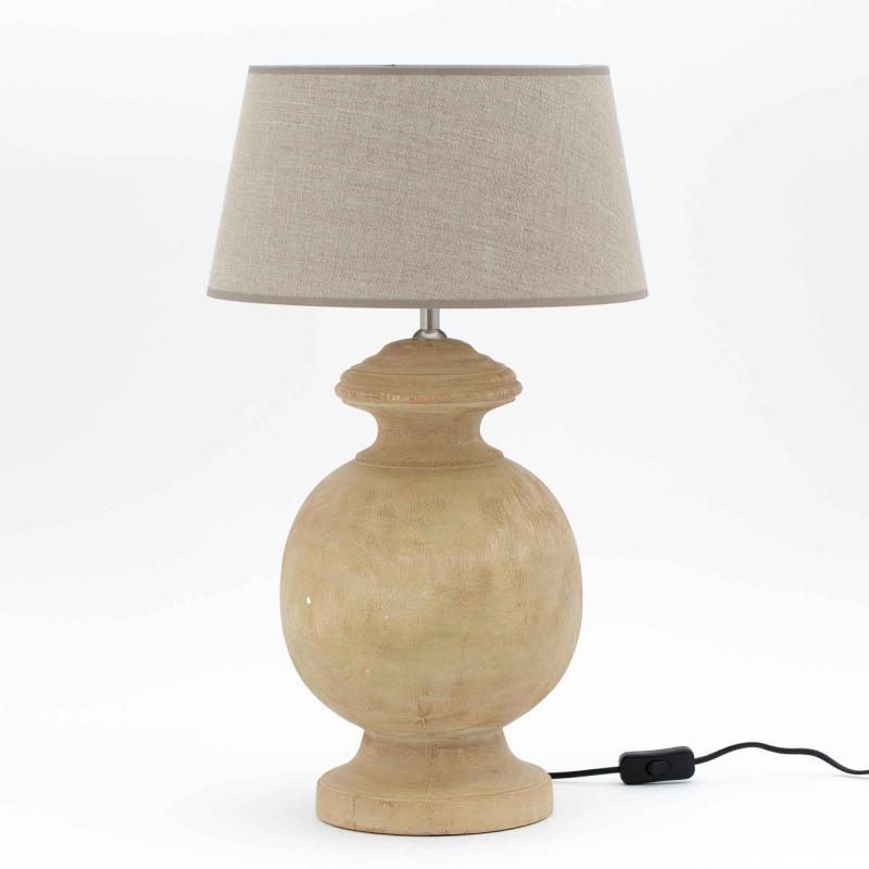 Preview: Lampenfuss Grivato aus gebürsteter Eiche von Flamant