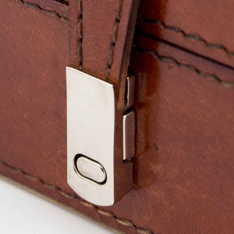 Manhattan kleine Schmuck-Box aus Büffelleder - Flamant