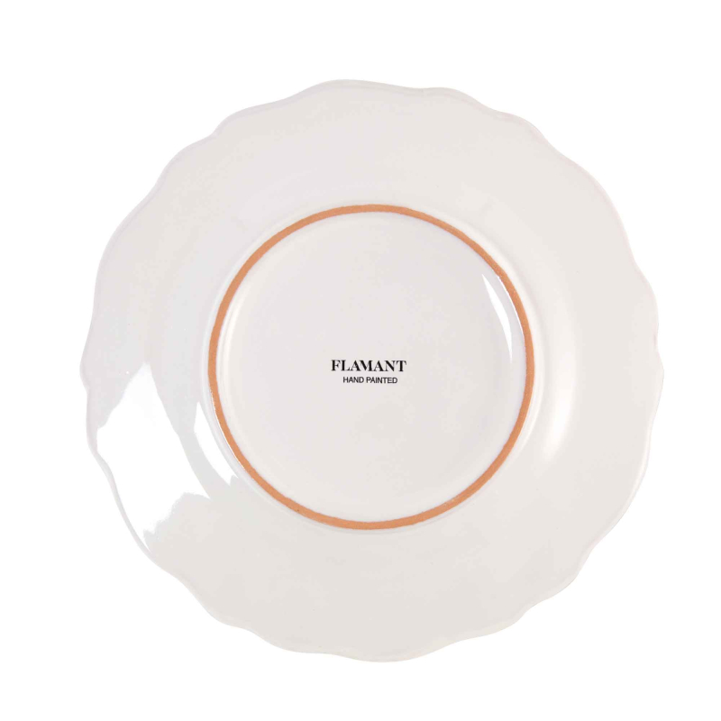 Preview: Olivio Geschirrserie von Flamant gedeckter Tisch mediterraner Stil mit Oliventeller