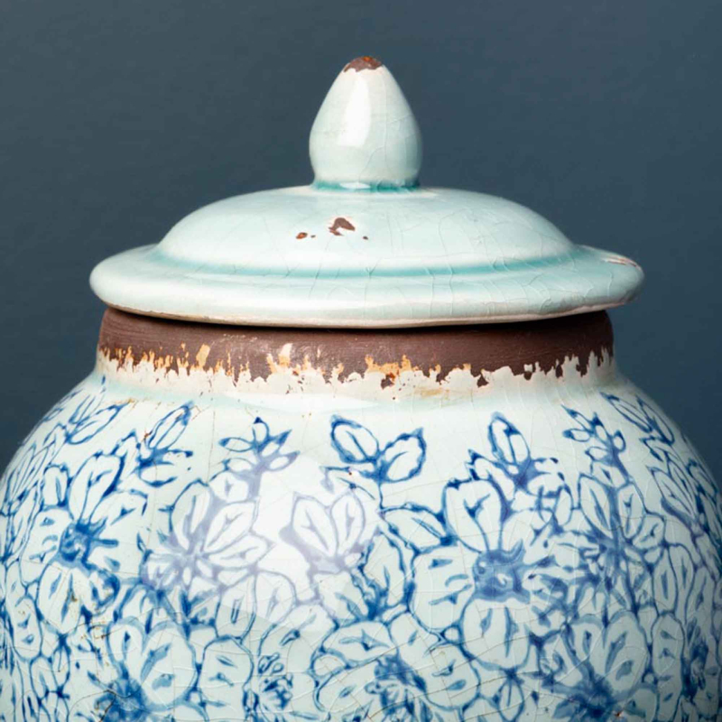 Preview: Topf Fleurie Bleu - Höhe: 18 cm