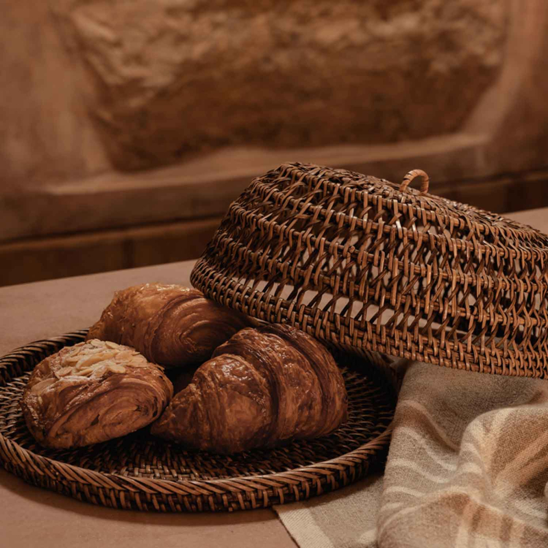 Rattan Speiseglocke