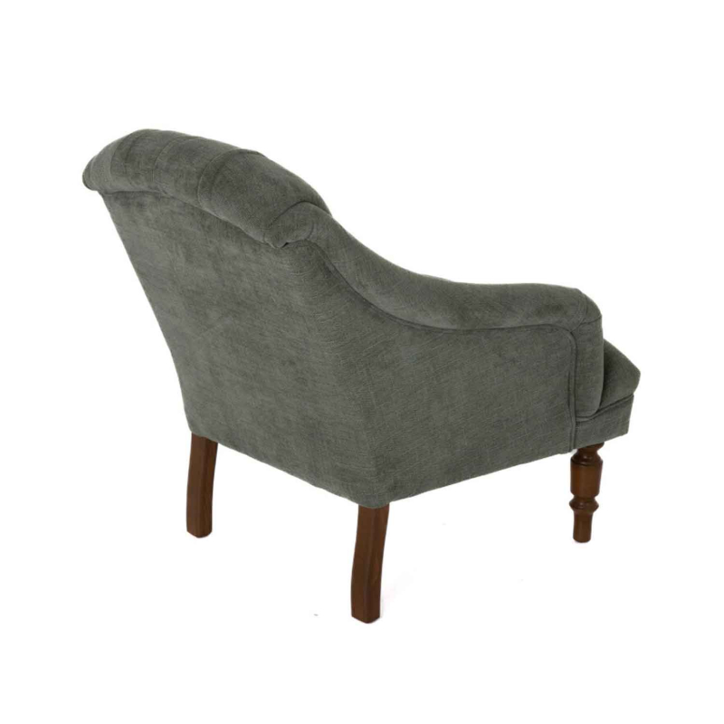 Preview: Sessel Rimini Leinen mit Knopfpolsterung von Flamant