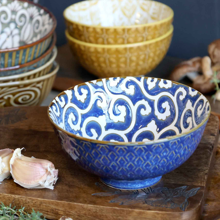 Aprés Schale Indigo Blue – Porzellan
