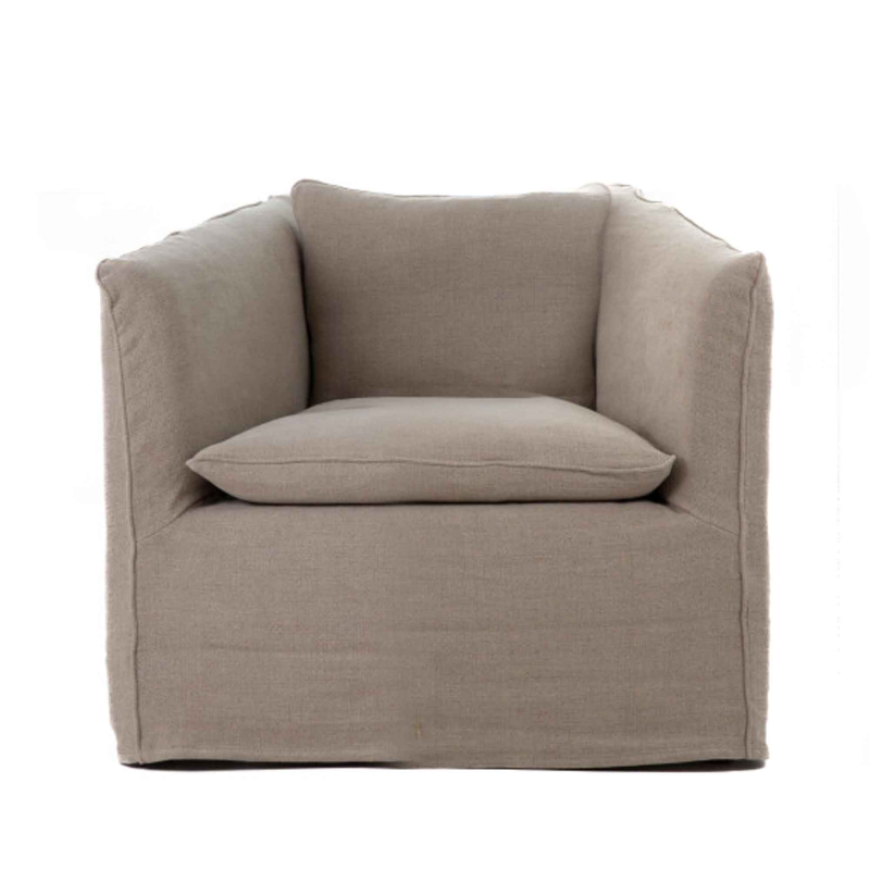 Sessel Monika mit Leinenbezug - von Flamant