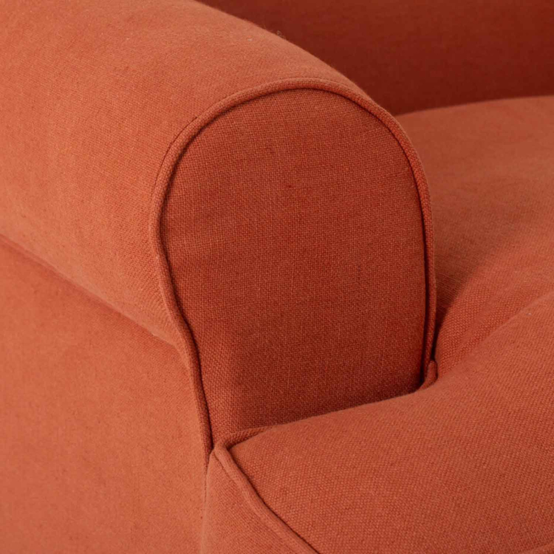 Sessel Nevada - Leinen festgepolstert von Flamant