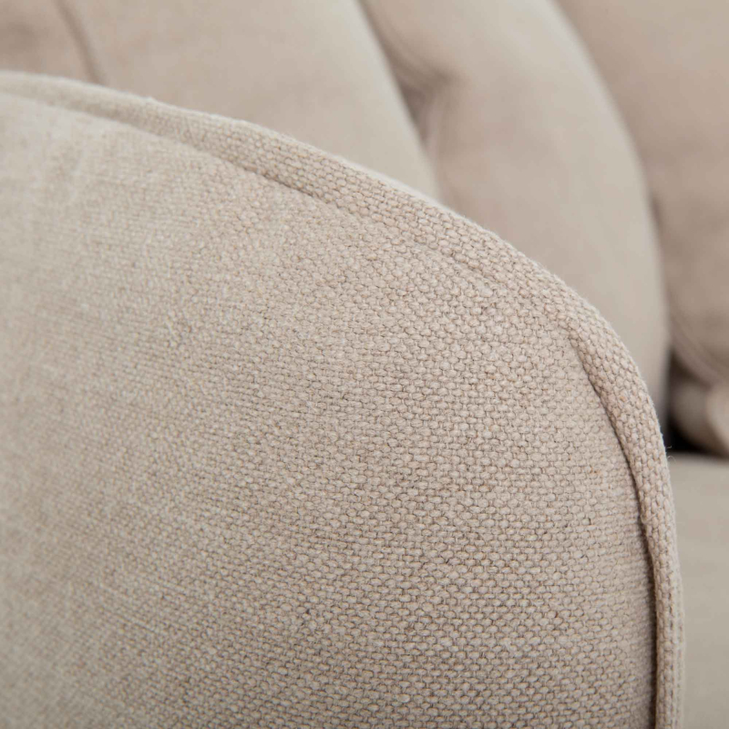 Sofa Hillary von Flamant in natural - 203 cm lang