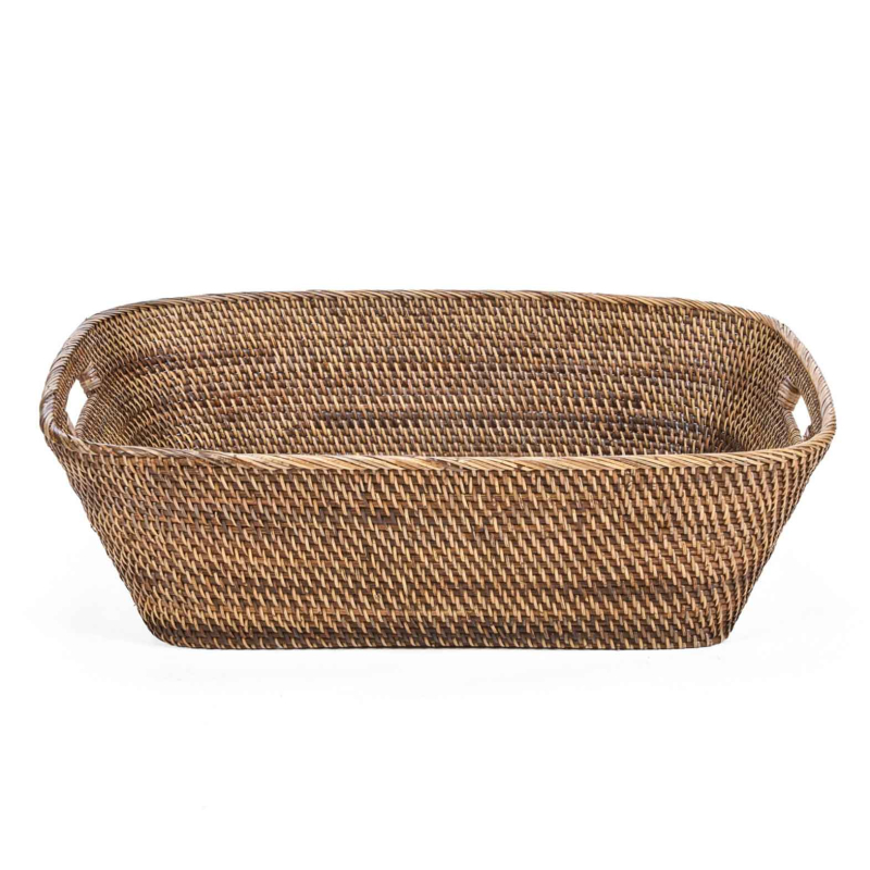 Preview: Hannah Laundry Basket aus robustem Togo-Rattan - 2 Größen