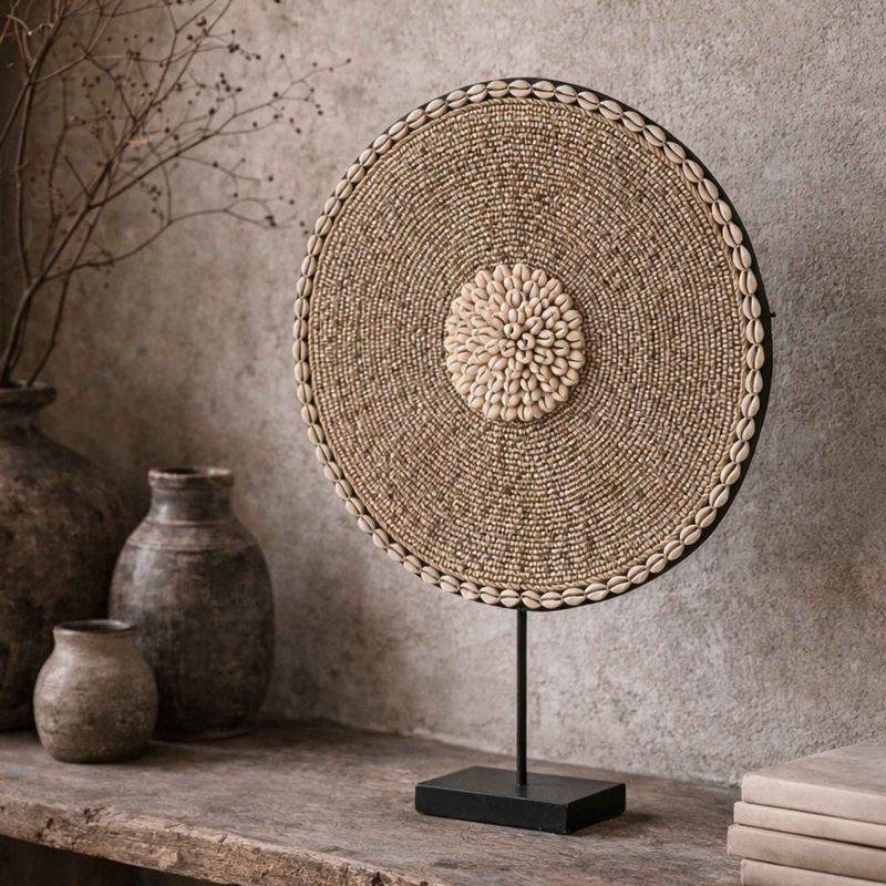 Shell Guadeloupe – Dekorative Deko auf Stand