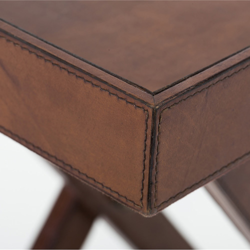 Manhattan Jewellery-Box aus echtem Leder und mit Samtauskleidung von Flamant